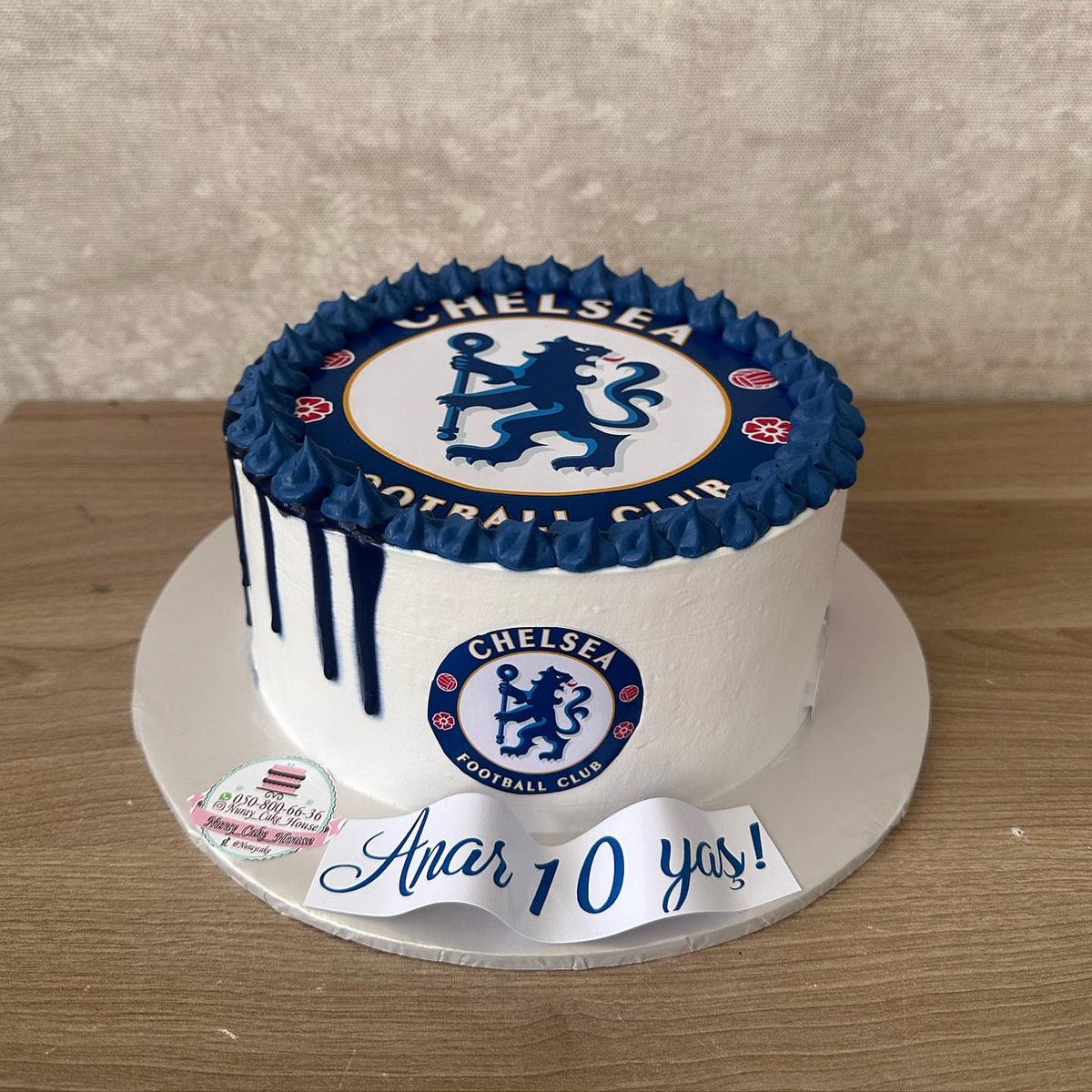 Anar, 10 yaş — Chelsea · mavi şirə · şəkil çapı